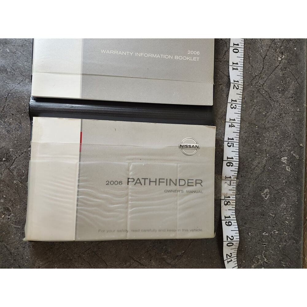 2006 NISSAN PATHFINDER OWNERS HANDBOOK MANUAL PACK